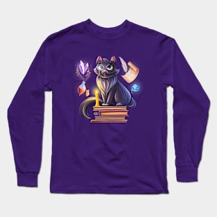 Cat a magician Long Sleeve T-Shirt